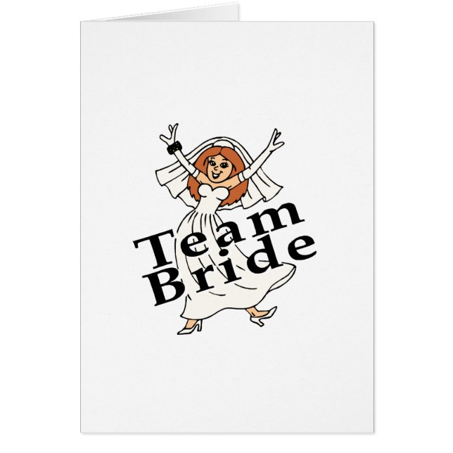 Team Bride (Bride) Cards (Front)
