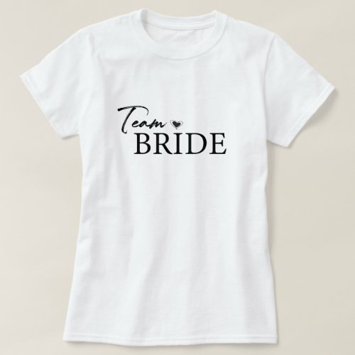 Team Bride  Brides Maid T_Shirt