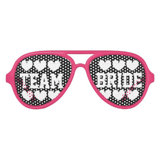 Team bride bridesmaid bachelorette party shades