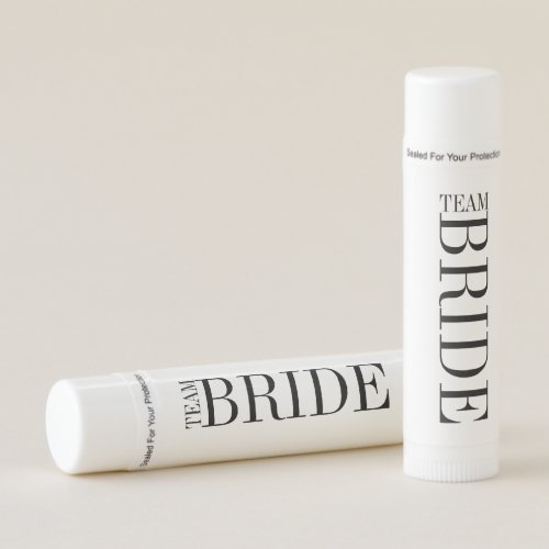 Team Bride Bridesmaid Bridal Party Lip Balm