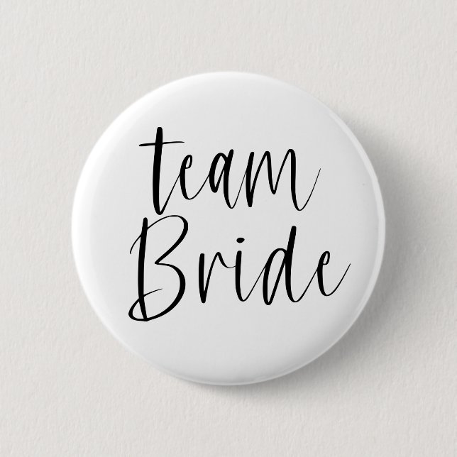 Team Bride Button - Bridesmaid (Front)