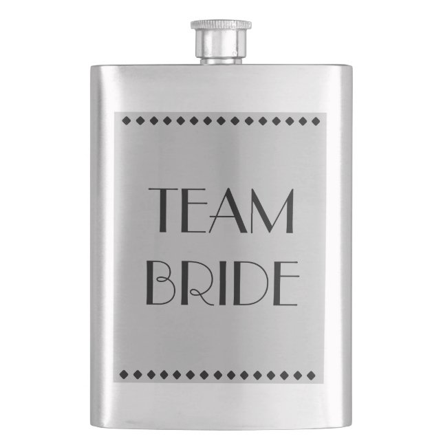 Team Bride Classic Flask (Front)