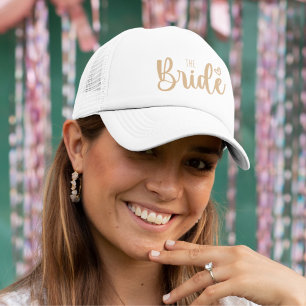 Team Bride Elegant Bachelorette Trucker Hat