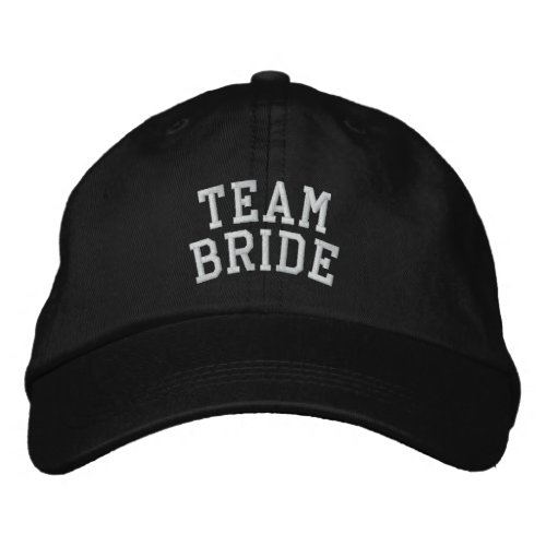 Team Bride Embroidered Bachelorette Party Hat