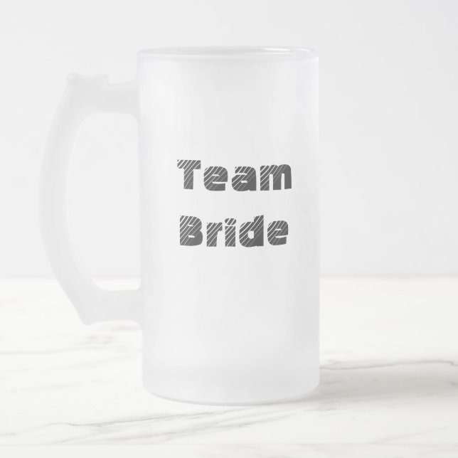Team Bride Frosted Mug (Left)