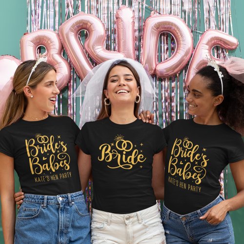 Team Bride Funny Bachelorette Party T_Shirt