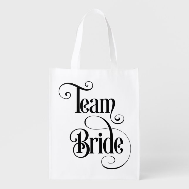 Team Bride Grocery Bag (Front)