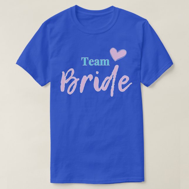 Team Bride JGA Wedding T-Shirt (Design Front)