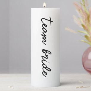 Team Bride Lip Balm, White Themed Hen Party, Hen Pillar Candle