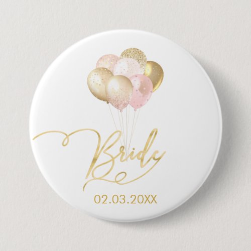 TEAM BRIDE LUFTBALLONS BUTTON