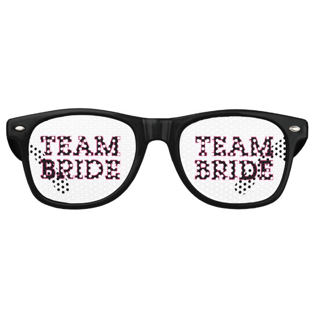 Team Bride Outline Retro Sunglasses (Front)
