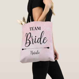 Team Bride Personalized Tote Bag