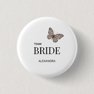 Team Bride Personalized Wedding Design Button