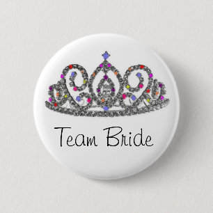 Team Bride Pinback Button