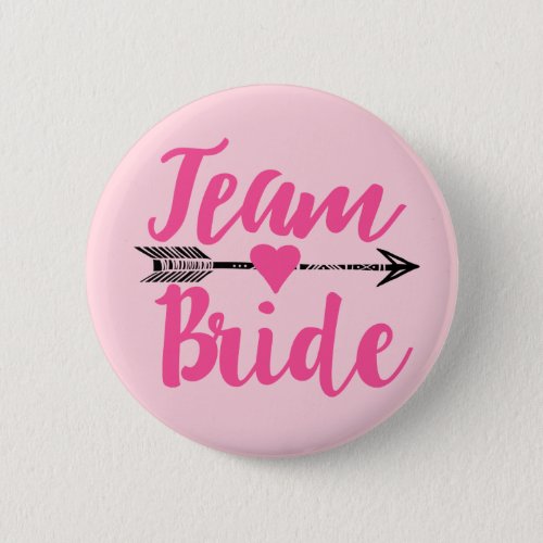 Team BridePink Pinback Button