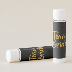 Team Bride Red Heart Lip Balm