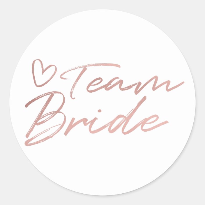 team bride