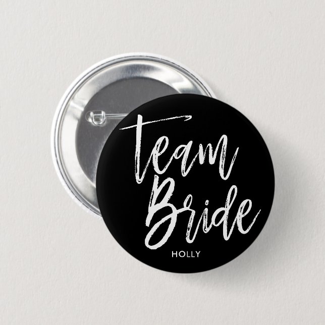 Team Bride | Script Button (Front & Back)