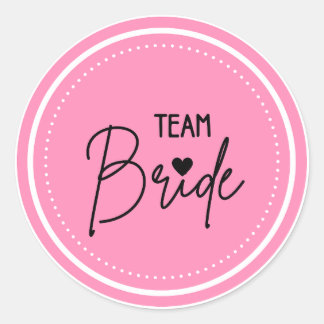 Team Bride Single Fee Sticker