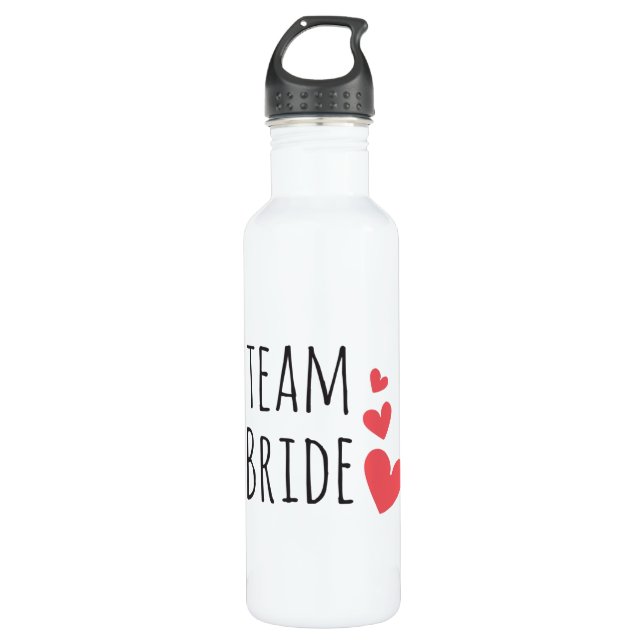 Team Bride Stainless Steel Water Bottle (Front)