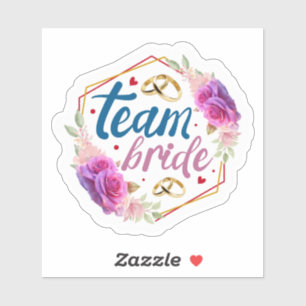 Team Bride Sticker