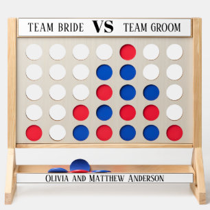 Team Bride Team Groom Wedding Fast Four