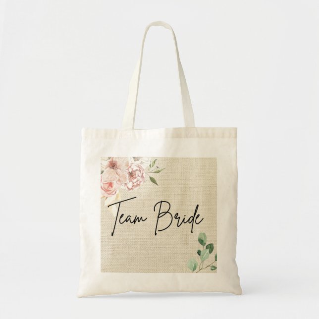 Team Bride Tote Bag (Front)