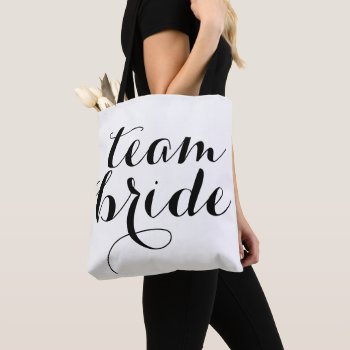 Team Bride Tote Bag by BeachBeginnings at Zazzle