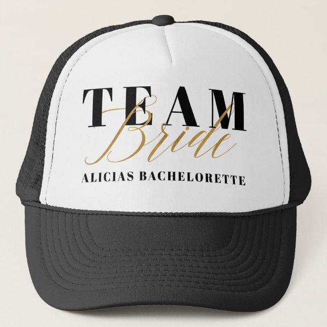 TEAM BRIDE TRUCKER HAT (Front)