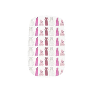 Team Bride Wedding Bridal Party Bridesmaid Nails Minx Nail Wraps