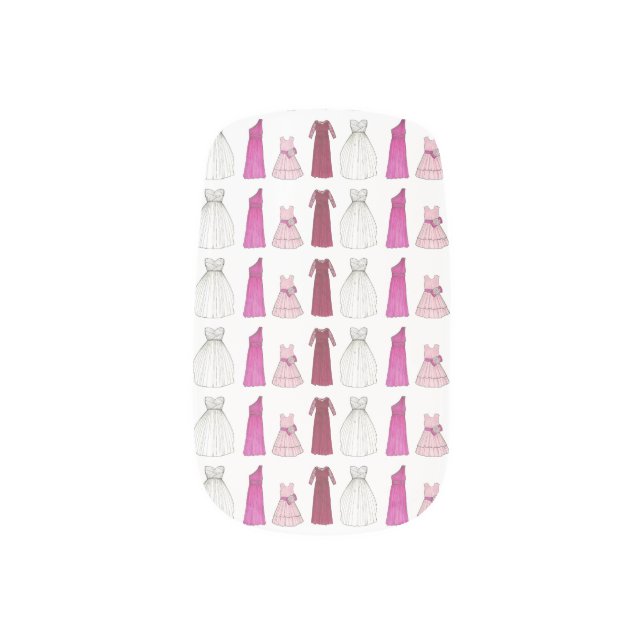 Team Bride Wedding Bridal Party Bridesmaid Nails Minx Nail Wraps (Right Thumb)