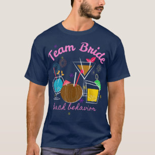 Team bride Wedding Bridesmaid Bachelorette bridal  T-Shirt