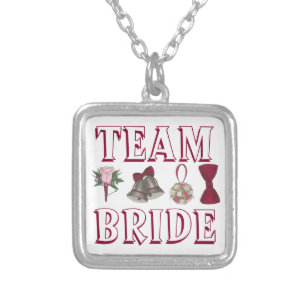 TEAM BRIDE Wedding Bridesmaid Gift Necklace