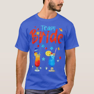 Team Bride Wedding Bridetobe Bachelorette Bridal P T-Shirt