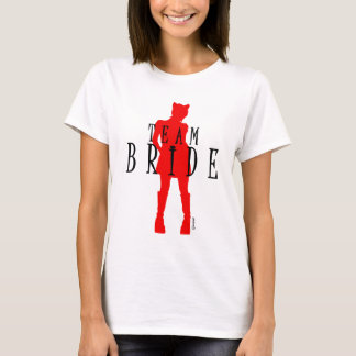 Team Bride Wedding Cat Woman by VIMAGO T-Shirt