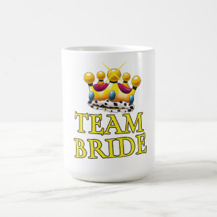 Team Bride wedding crown Color Morph Mug