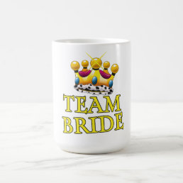 Team Bride wedding crown Magic Mug