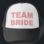Team Bride Wedding Hen Party Trucker Hat<br><div class="desc">Team Bride Wedding Hen Party</div>