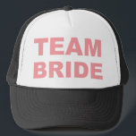 Team Bride Wedding Hen Party Trucker Hat<br><div class="desc">Team Bride Wedding Hen Party</div>