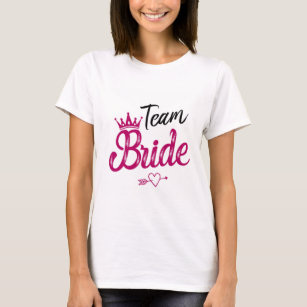 Team Bride - Pink hen party design Art Board Print for Sale by  noveltytshirts