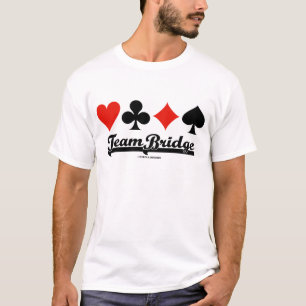 Team Bridge Four Card Suits T-Shirt