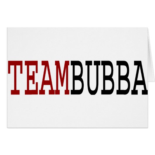 Team Bubba Cards (Front Horizontal)