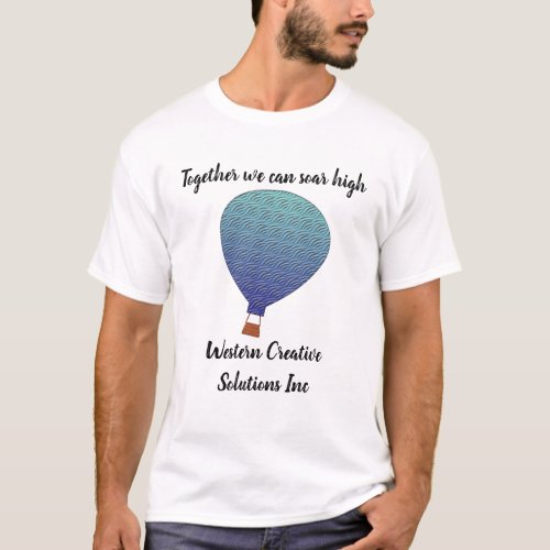 Team Building Hot Air Balloon Motivation Business T_Shirt