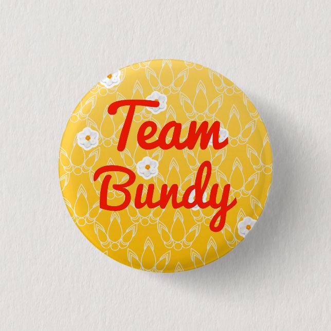 Team Bundy Pinback Button (Front)