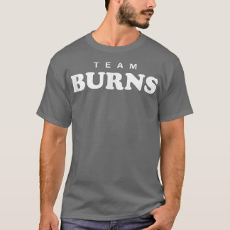 Team Burns Personalized Surname Bride Groom Family T-Shirt