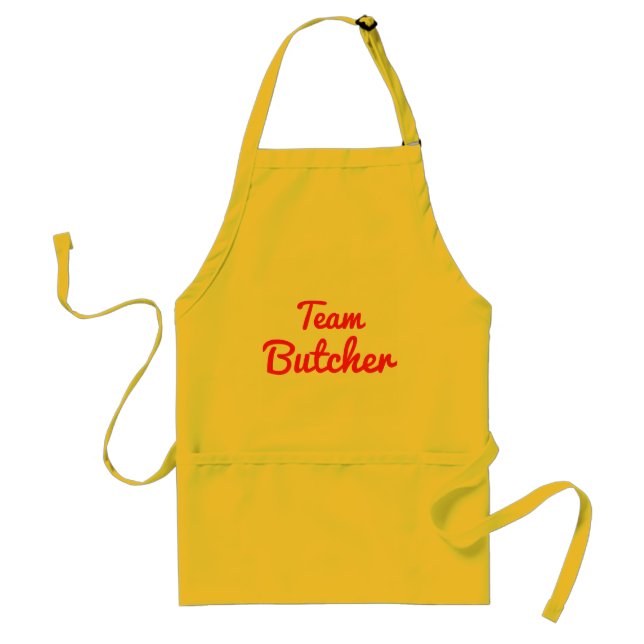 Team Butcher Adult Apron (Front)