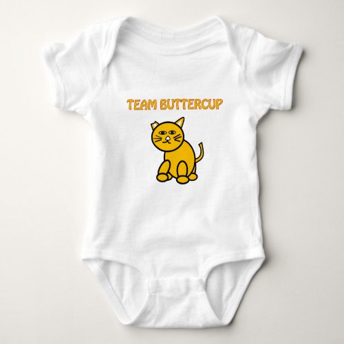 Team Buttercup Baby Bodysuit