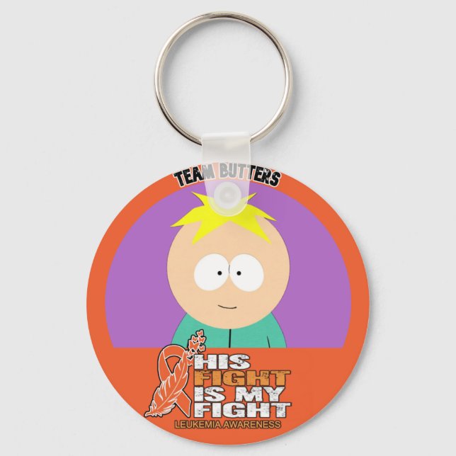 Team Butters - Round Keychain (Front)