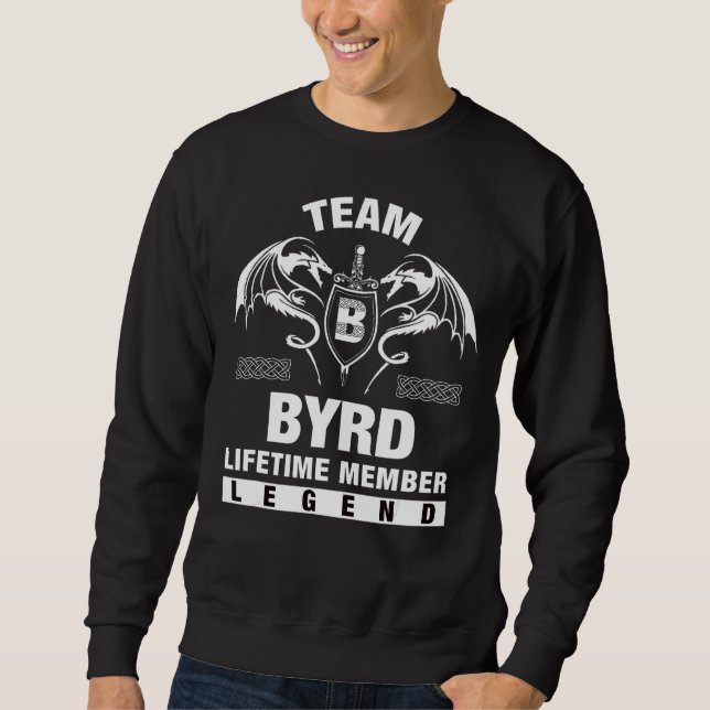 Team Byrd Lifetime Member Sweatshirt (Front)