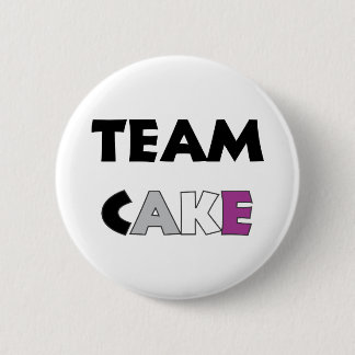 Team Cake Asexual Flag Button